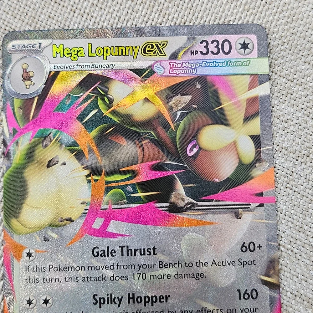 Pokemon Mega Lopunny eX Full Art Pocket Fantasy PFL EN 084/094 Ultra Rare Holo